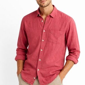 Tommy Bahama Men's Casual Red Button Down Shirt